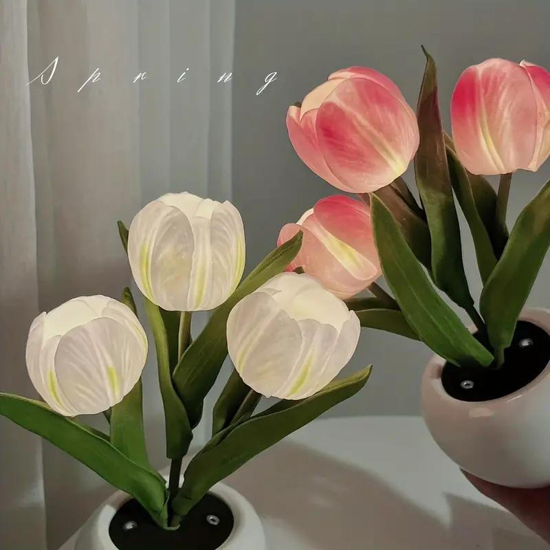 PetalGlow® | HERMOSA LÁMPARA DE TULIPANES 🌷 El regalo ideal para alguien especial