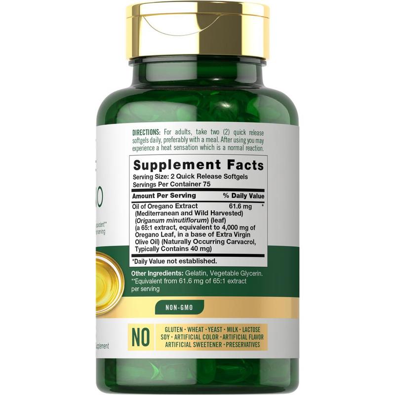 VitalHerb™ Cápsulas de Aceite de Orégano x150