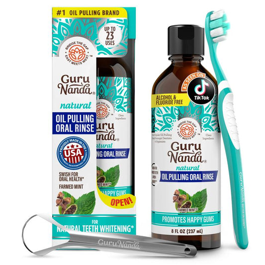 FreshMint™ Enjuague Bucal + Raspa Lengua + Cepillo de dientes