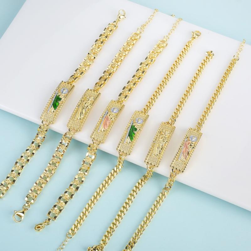 Saint Shine® | BRAZALETE RELIGIOSO SAN JUDAS TADEO ★ Atrae amor, felicidad & abundancia