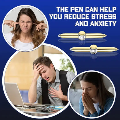 Spinner Pen® Bolígrafo Giroscópico Antiestrés 3 en 1