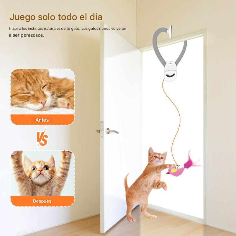 CatMotion® | JUGUETE AUTOMÁTICO PARA GATOS ★ Evita el estrés, ansiedad & aburrimiento en tu gato