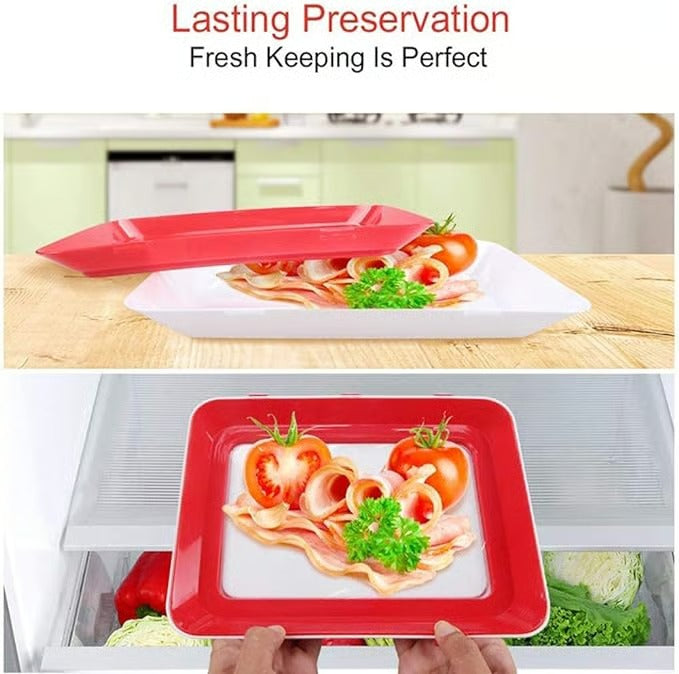 FreshTray™ | BANDEJAS CONSERVADORAS X3 PCS ★ Alimentos siempre frescos