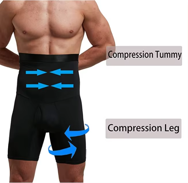 TitanFit® Pantalones de Compresión de Cintura Alta para Hombres