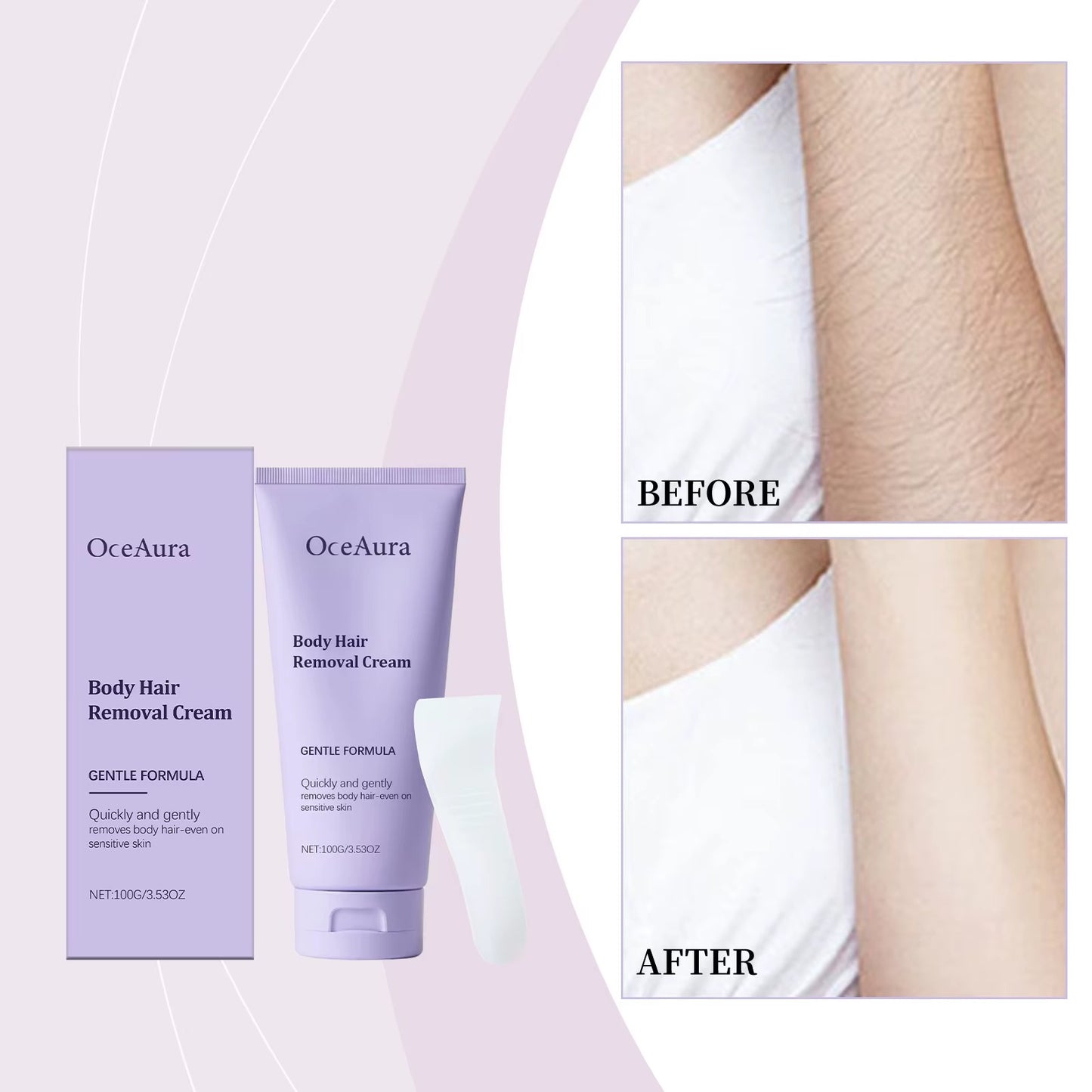 HerbGlow™ | CREMA DEPILATORIA SIN DOLOR A BASE DE HIERBAS ★ Ideal para pieles sensibles