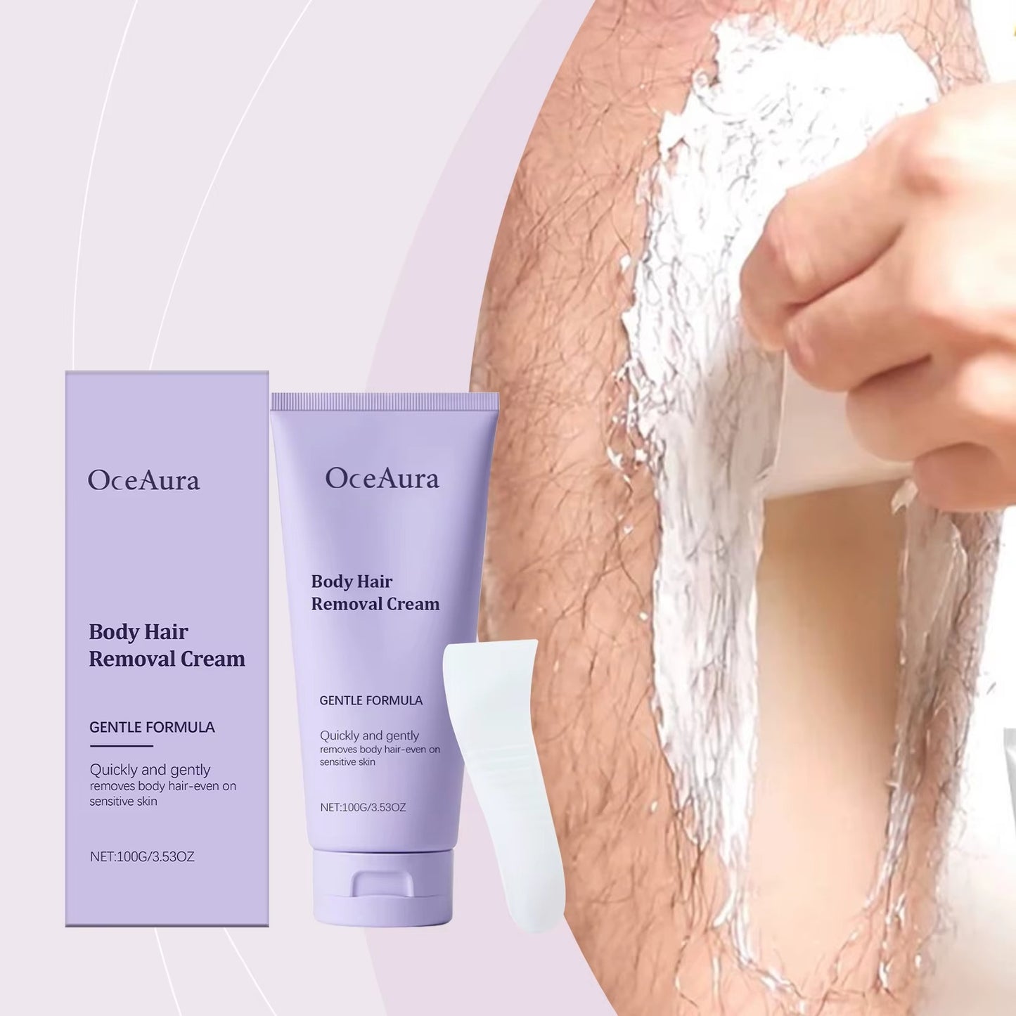 HerbGlow™ | CREMA DEPILATORIA SIN DOLOR A BASE DE HIERBAS ★ Ideal para pieles sensibles