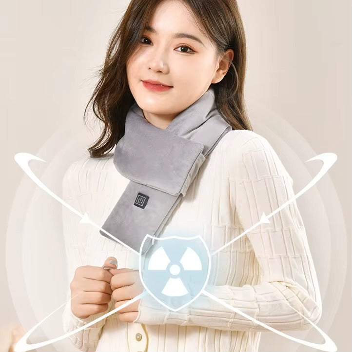 Cool OFF® | BUFANDA CON CALEFACCIÓN ★ Escudo contra el frío - Recargable por USB