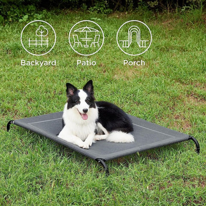 SteelPaws® Cama Elevada Ortopédica Para Mascotas