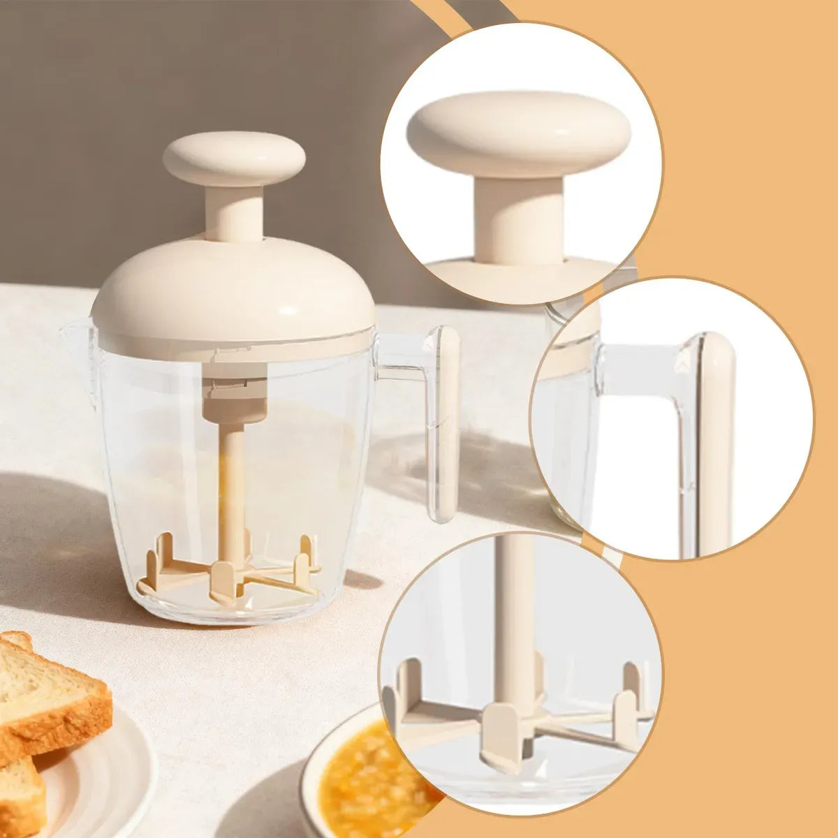 EasyBat® Batidor de Huevos • Precisión sin Electricidad