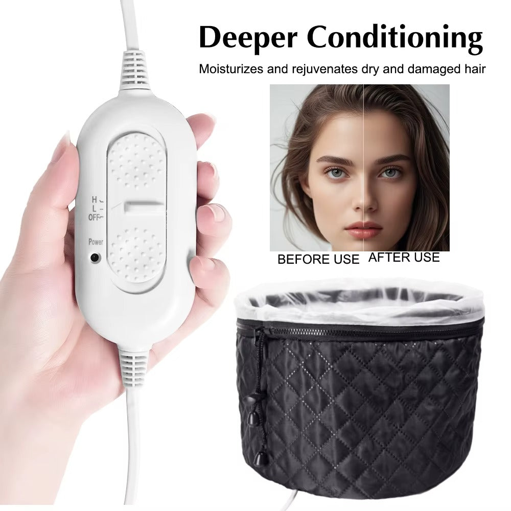 HeatSpa Pro™ Gorro Térmico para Tratamientos Capilares