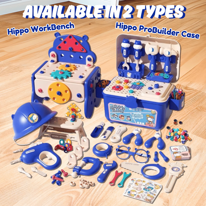 HippoBABY® Herramientas de Juguete Didácticas Para Niños X92pcs