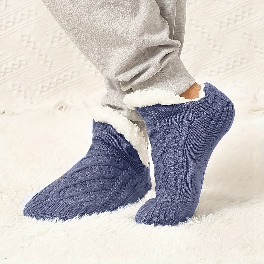 CozyFloor™ Calcetines de Felpa Tipo Pantufla Antideslizantes