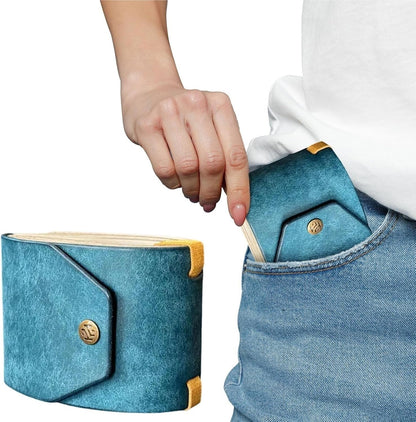 CashMaster™ Cartera De Cuero Para Dinero Efectivo