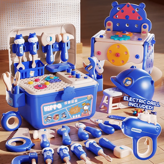 HippoBABY® Herramientas de Juguete Didácticas Para Niños X92pcs