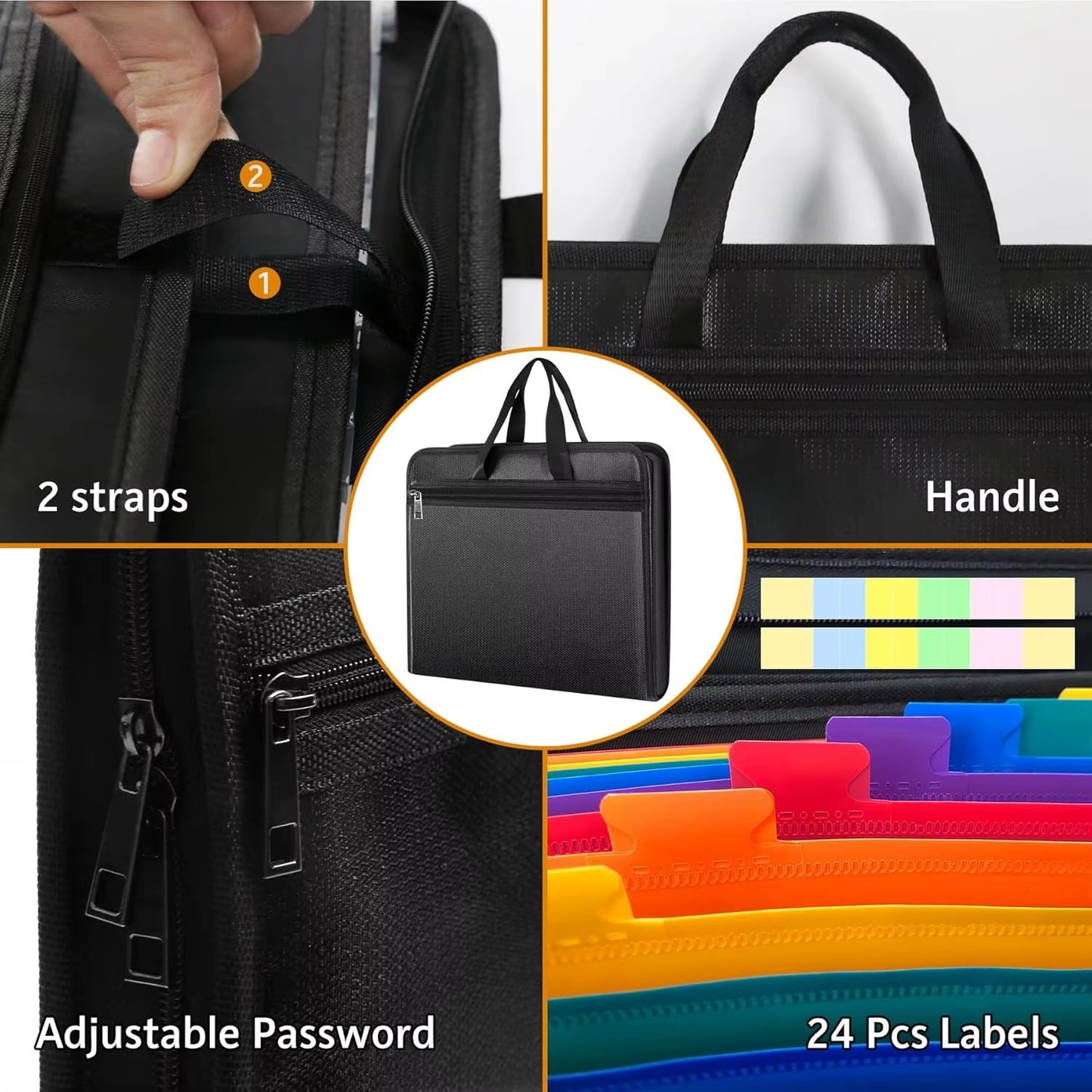 FolderMAX™ | MALETA ORGANIZADORA DE DOCUMENTOS ★ Resistente al fuego y a la humedad