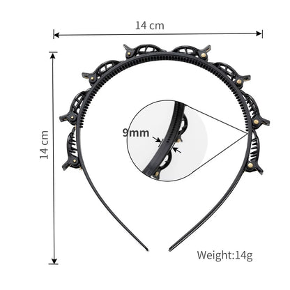 FlexiBraid™ DIADEMA CON PINZAS ★ Paga 2 & Lleva +1 GRATIS
