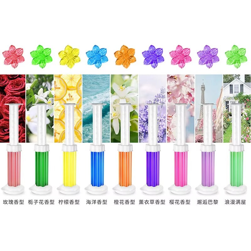 FloraFresh® | SELLOS AMBIENTADORES / LIMPIADORES PARA INODORO ★ Combo X6 piezas