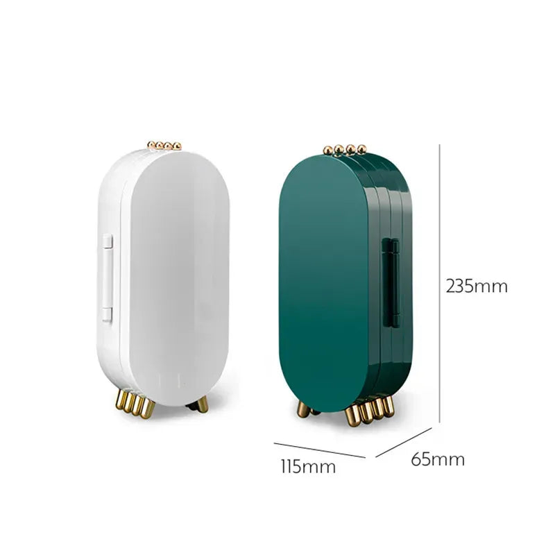 JewelMax™ Joyero Multicapas Plegable con Espejo