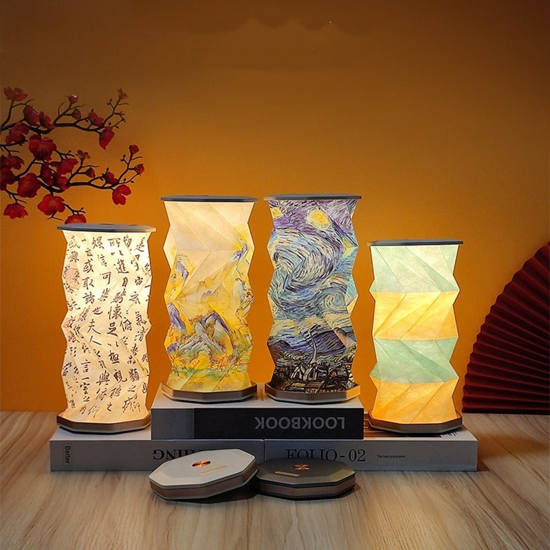 PaperLUX® | LÁMPARA PLEGABLE ACORDEÓN ★ Para Interiores y Exteriores