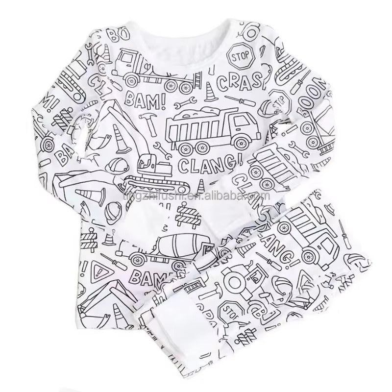 ArtSleep™ Pijamas Creativas de Niños Para Colorear