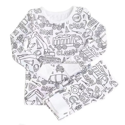 ArtSleep™ Pijamas Creativas de Niños Para Colorear