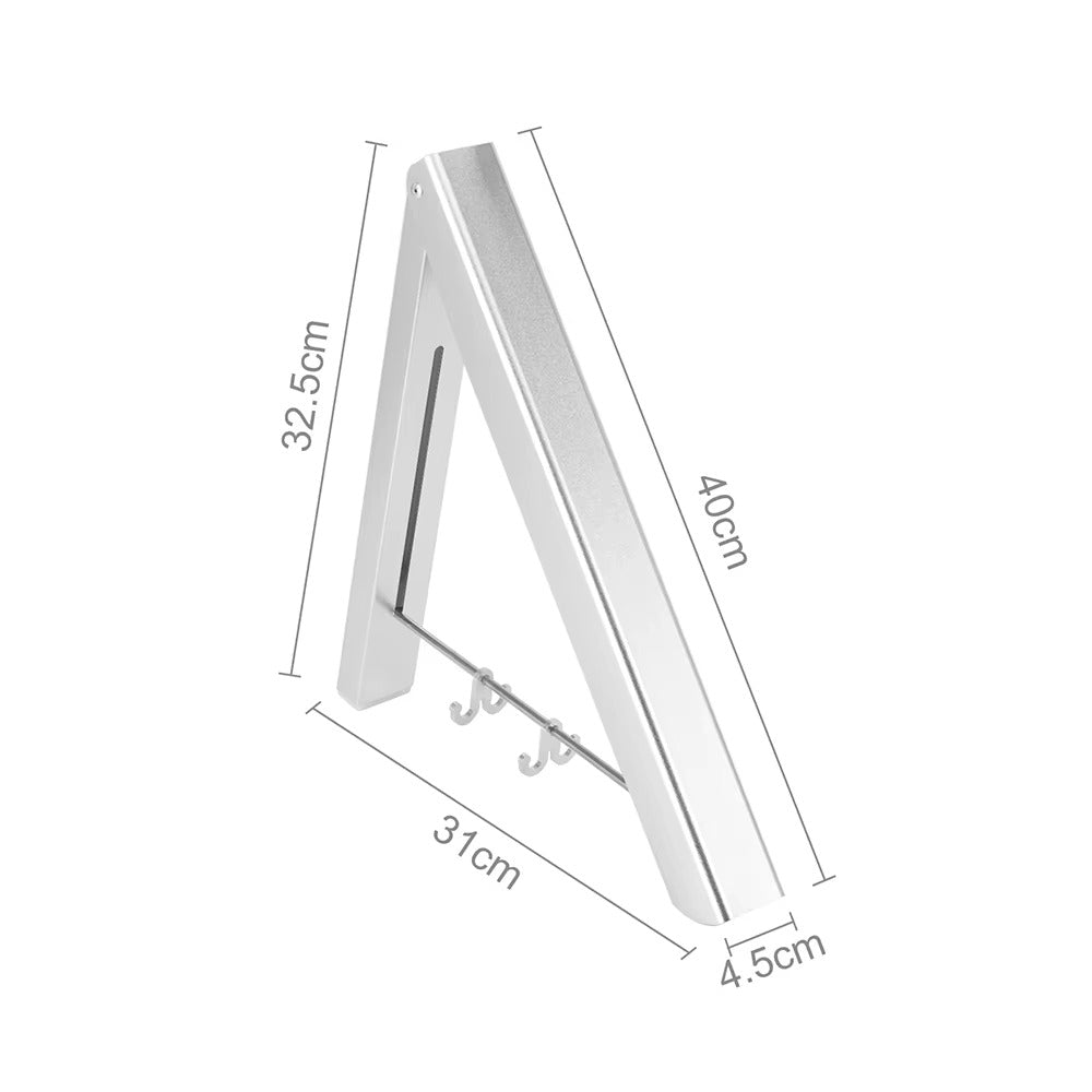 TriSpace™ Perchero Triangular Retráctil para Colgar Ropa