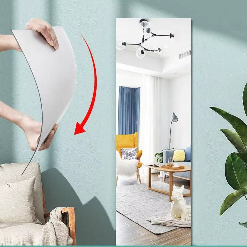 EasyMirror™ | ESPEJO ACRÍLICO ADHESIVO ★ Medidas 120 x 35 cm