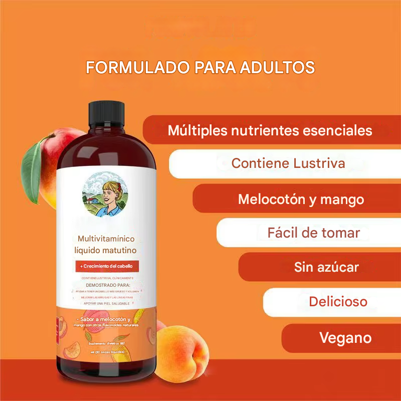 HairVital® | MULTIVITAMÍNICO CON BIOTINA ★ Ayuda al crecimiento del cabello y reducción de arrugas