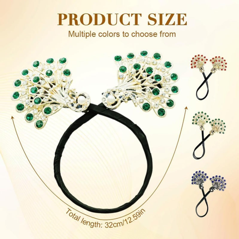 Crystal Leaf™ Pinzas para el Cabello con Diamantes  ★ Paga 1 & Lleva +2 GRATIS