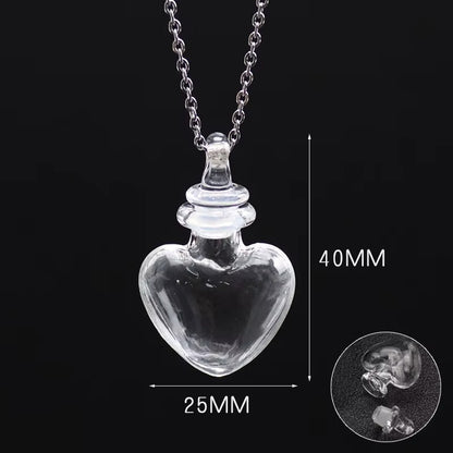 Eternal Essence™ Collar con Dije de Botella de Cristal