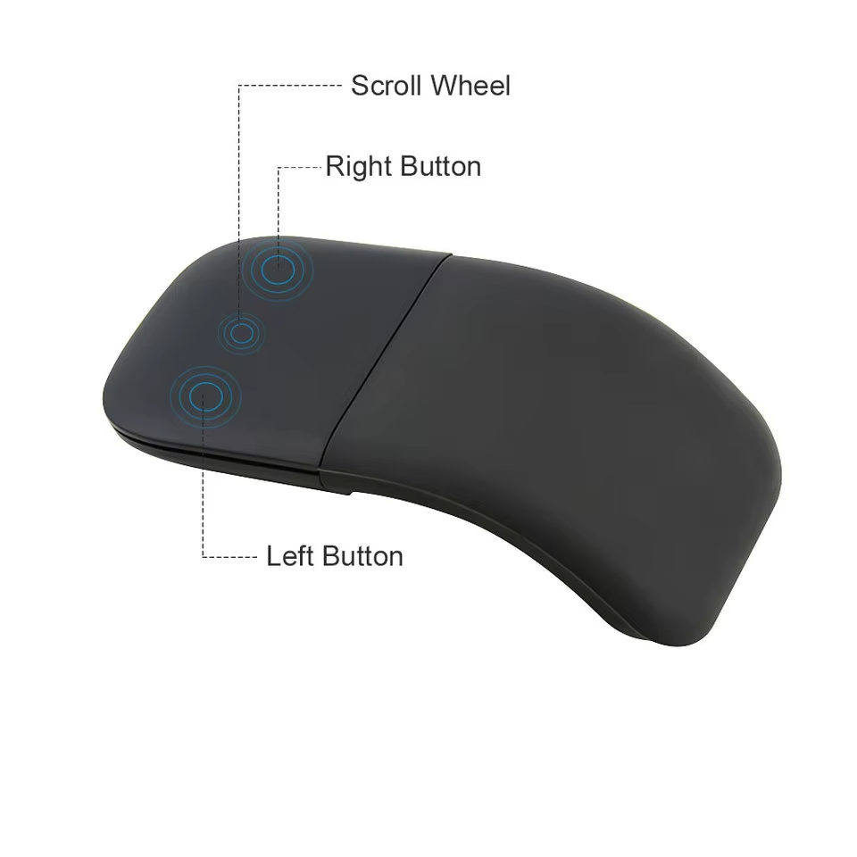 ArcMouse® Ratón Inalámbrico Plegable Silencioso