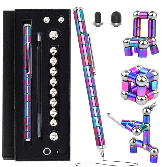 FidgetPEN® Kit Bolígrafo Magnético Antiestrés