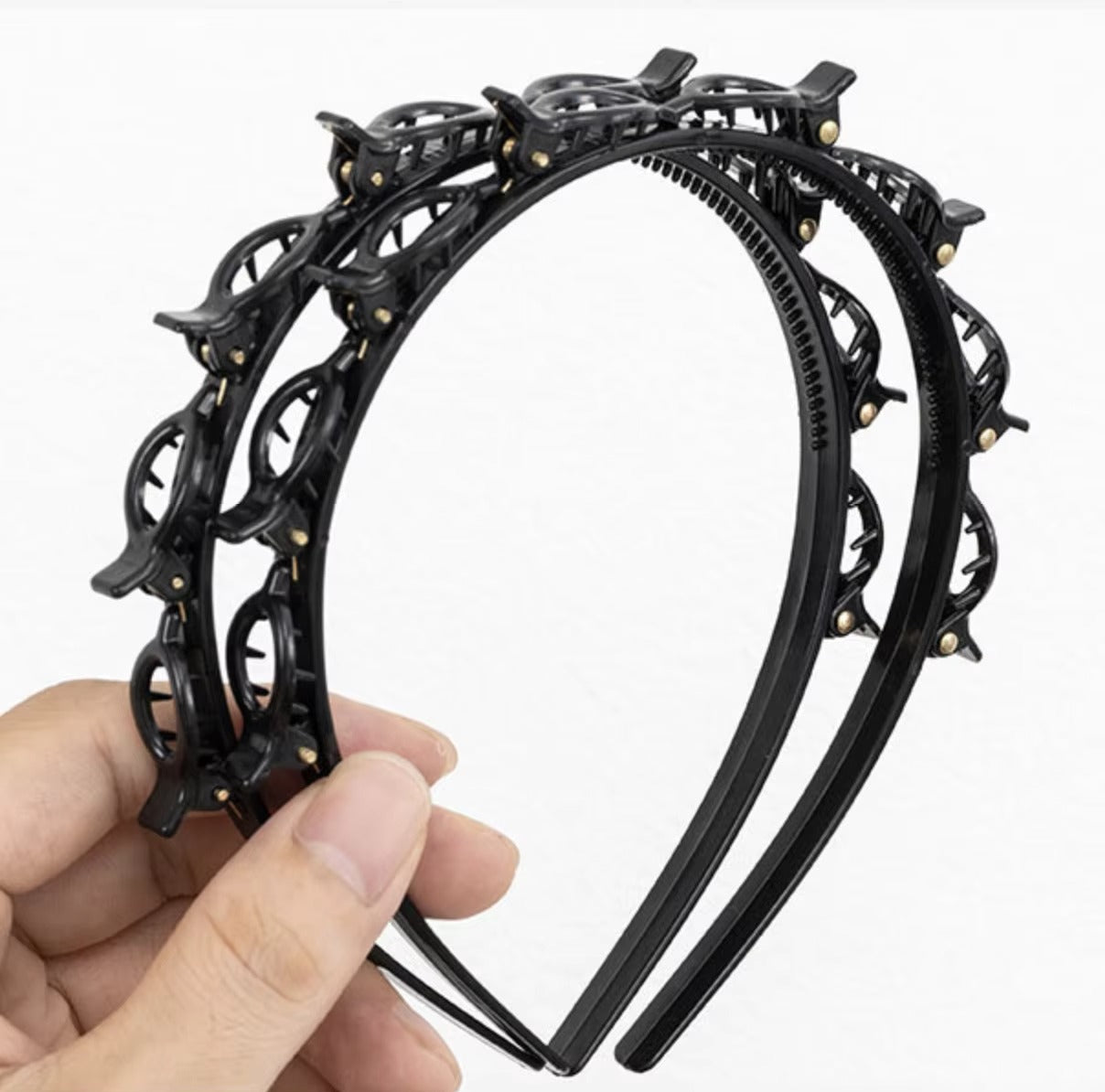 FlexiBraid™ DIADEMA CON PINZAS ★ Paga 2 & Lleva +1 GRATIS