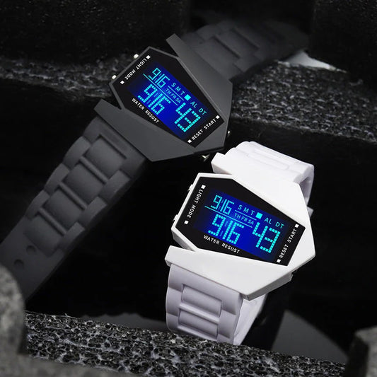 AirPulse® Reloj Deportivo • Diseño Exclusivo de Avión