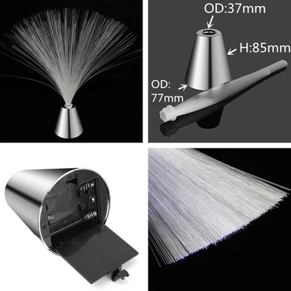AuroraGlow™ Elegante Lámpara de Fibra Óptica