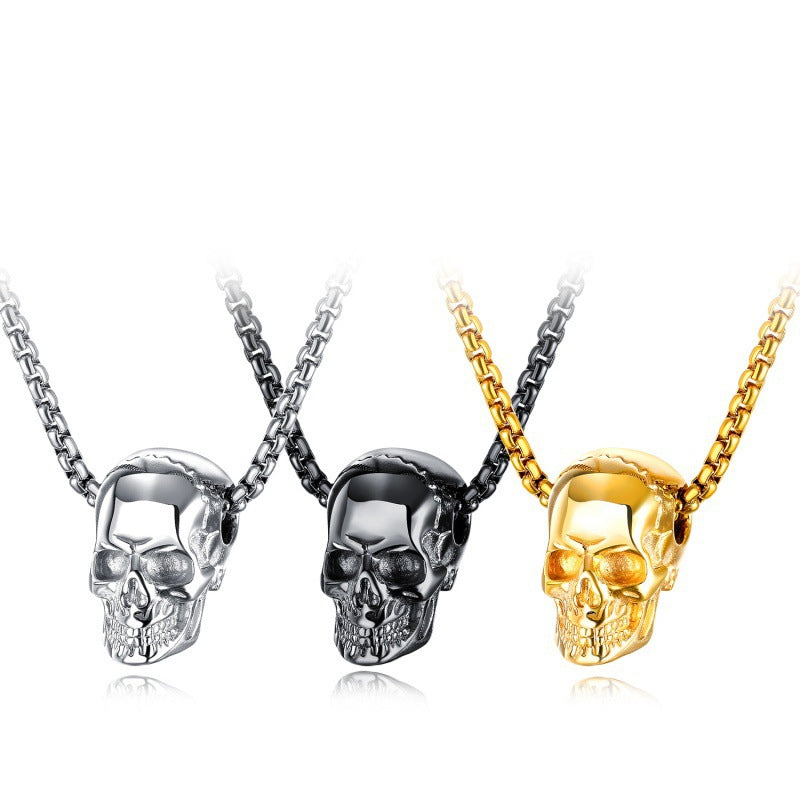 DarkEdge™ Collar con Dije de Calavera