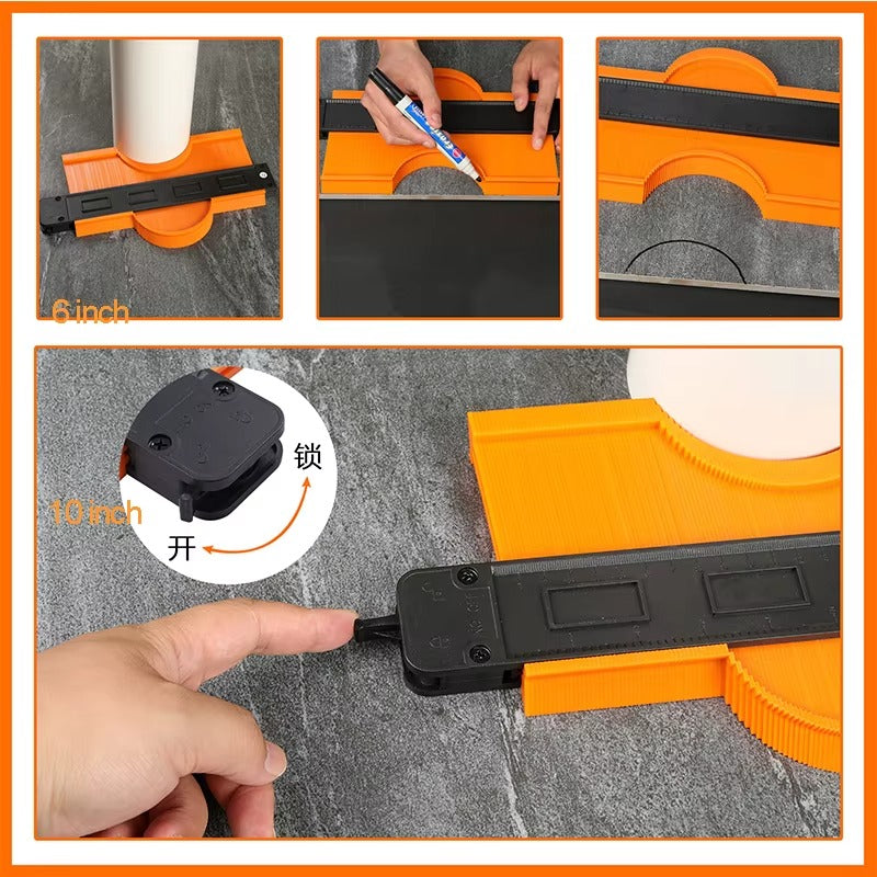 ProMark® | CALIBRADOR DE CONTORNOS ★ Corta en ángulos difícil con resultados profesionales