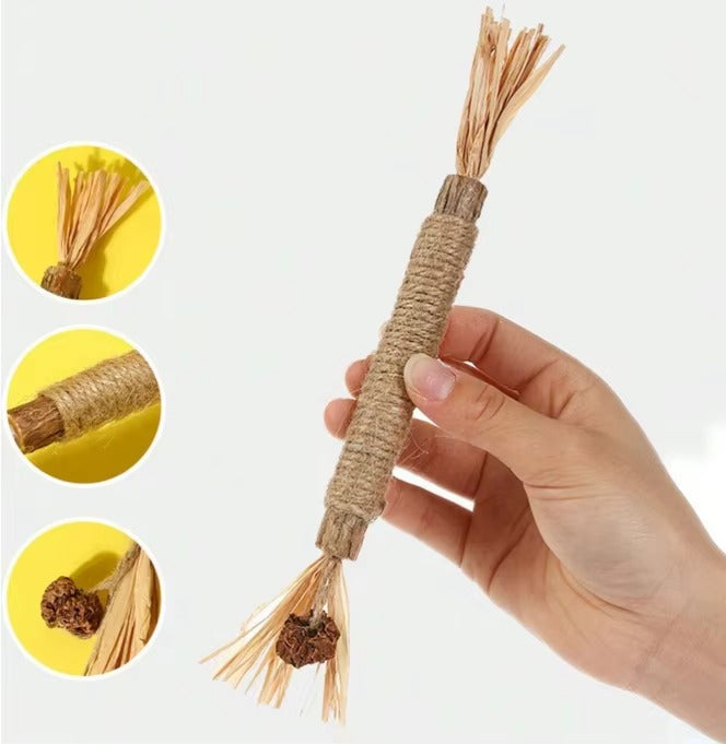 Cat-Mint® | PALITOS DE MATATABI MASTICABLES X3 PCS ★ Mantén su buena salud bucal