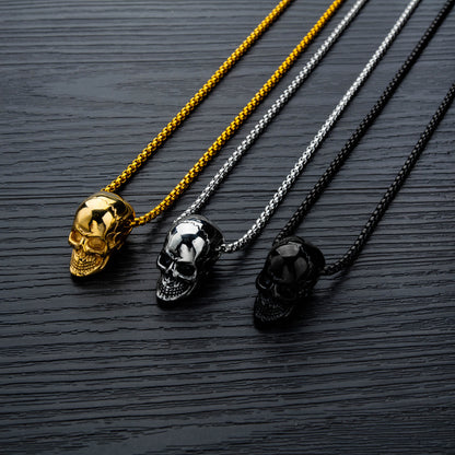 DarkEdge™ Collar con Dije de Calavera