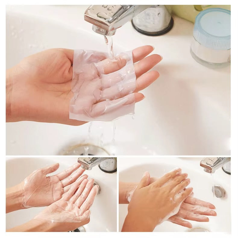 SoapRoll™ Rollos de Papel de Jabón X5 ★ Perfumados y fáciles de llevar