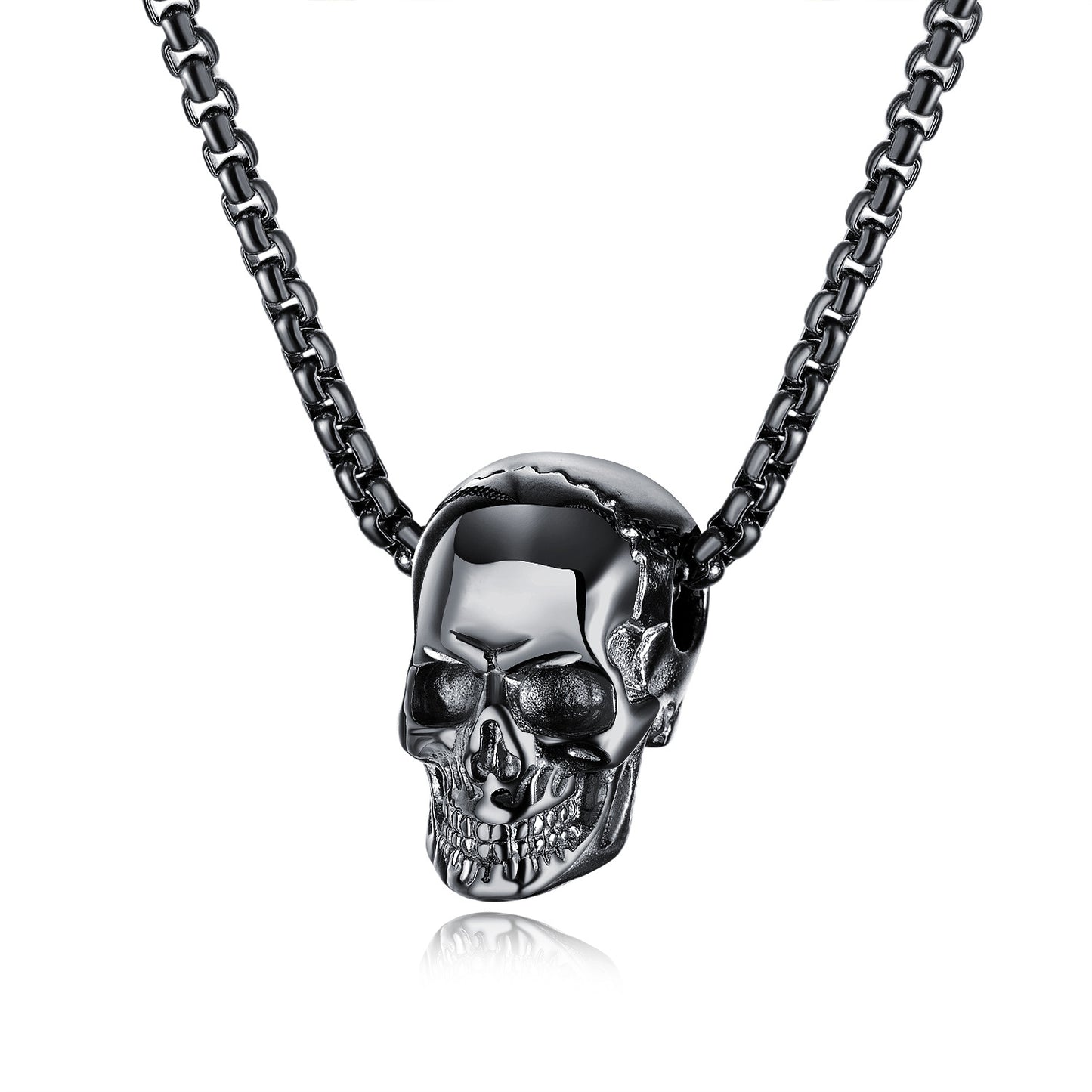 DarkEdge™ Collar con Dije de Calavera