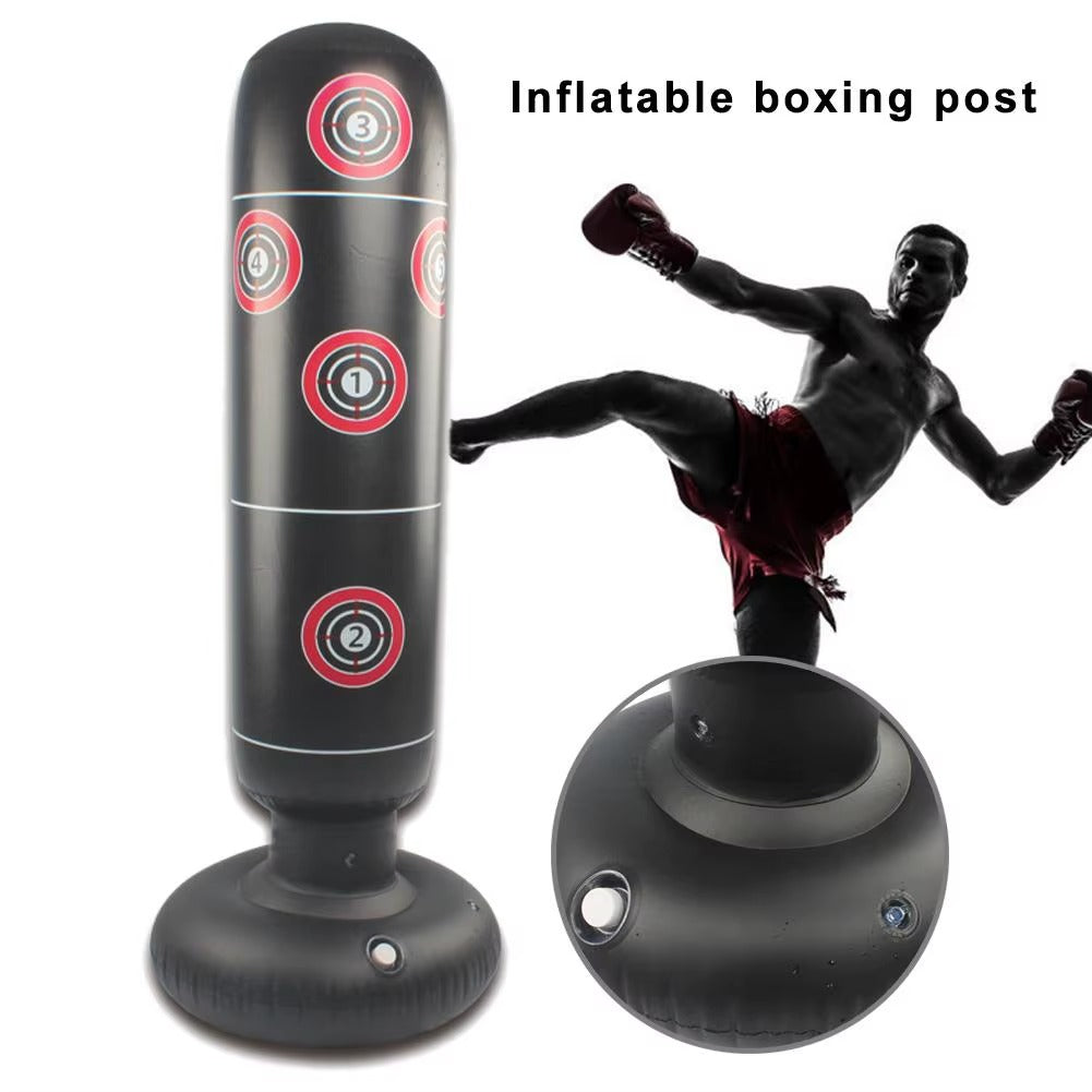 FlexiBox™ Saco de Boxeo Inflable • Incluye 2 guantes