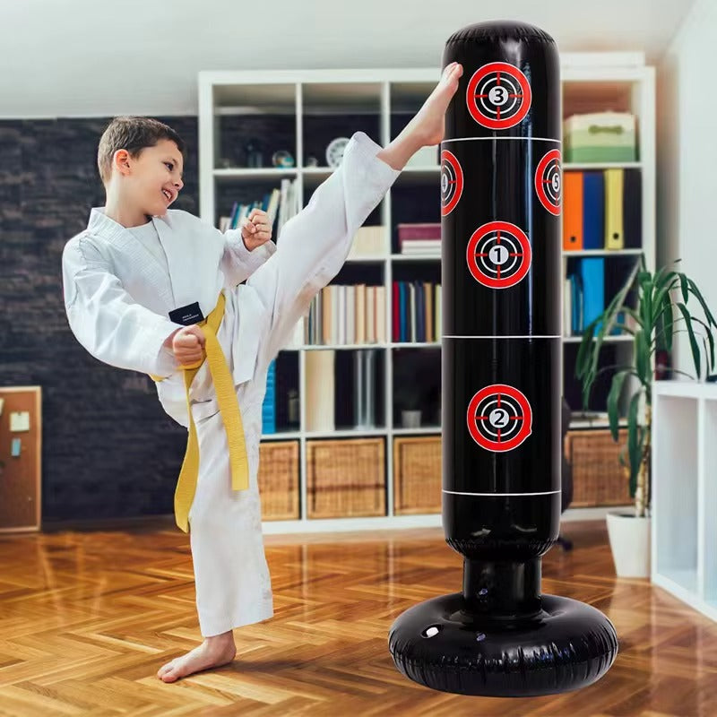 FlexiBox™ Saco de Boxeo Inflable • Incluye 2 guantes