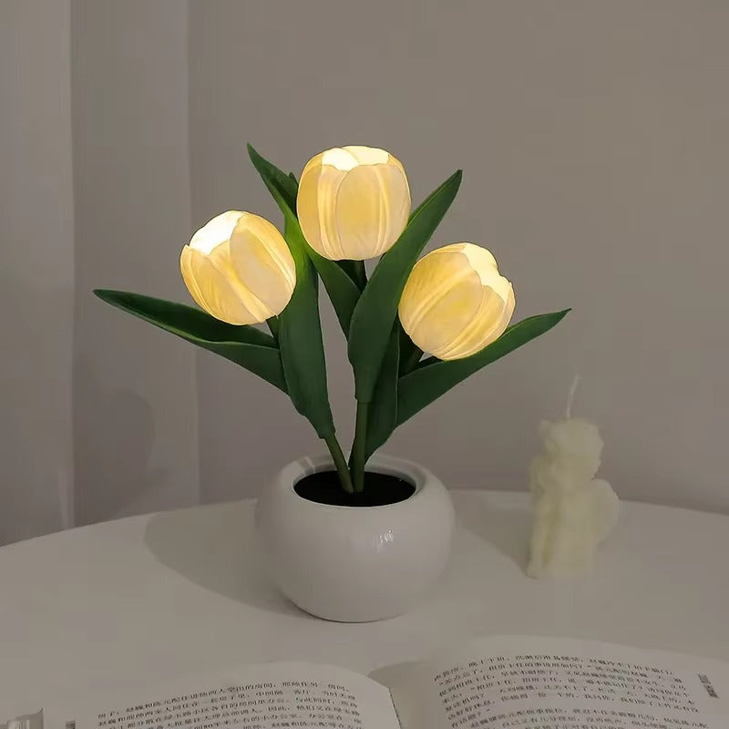 PetalGlow® | HERMOSA LÁMPARA DE TULIPANES 🌷 El regalo ideal para alguien especial