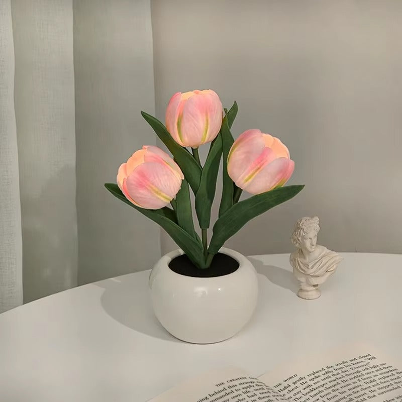 PetalGlow® | HERMOSA LÁMPARA DE TULIPANES 🌷 El regalo ideal para alguien especial