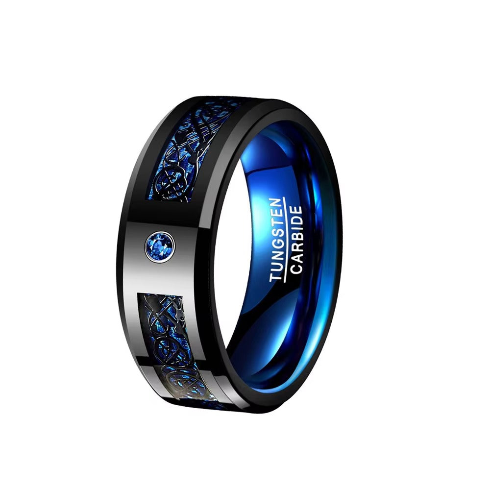 BlackTide® Elegante Anillo de Tungsteno Para Hombres