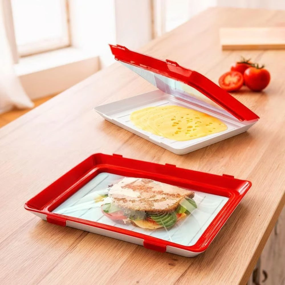 FreshTray™ | BANDEJAS CONSERVADORAS X3 PCS ★ Alimentos siempre frescos