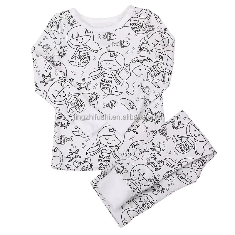 ArtSleep™ Pijamas Creativas de Niños Para Colorear