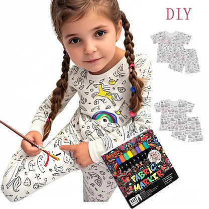 ArtSleep™ Pijamas Creativas de Niños Para Colorear