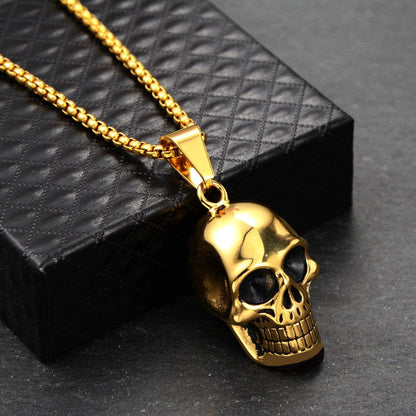 DarkEdge™ Collar con Dije de Calavera